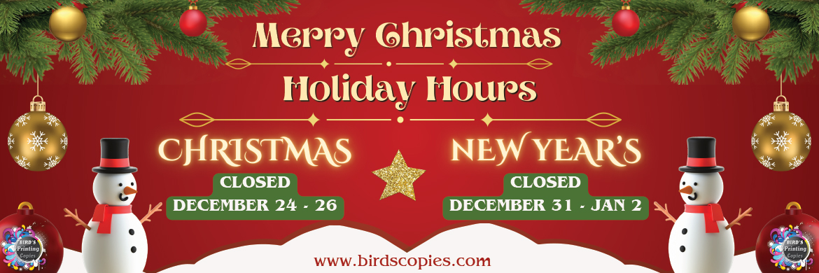 Holiday Hours